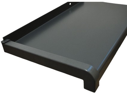 Parapet AL RAL 7016 Antracit na míru hloubka 260 mm